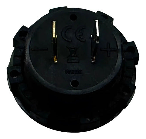 Voltimetro Digital Azul Tipo Socket Rockseries Rks-dv180