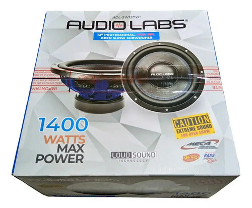 Subwoofer De 10 PLG Audio Labs Adl-sw10dvc Doble Bobina 700w Color Azul
