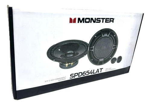 Set De Medios Monster Spd654lat 6.5 PuLG 2 Vías 800w Max
