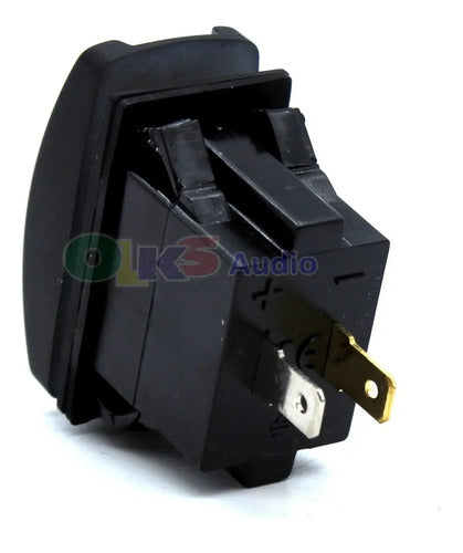 Cargador Doble Toma Usb Tipo Switch Rock Series Rks-chcar