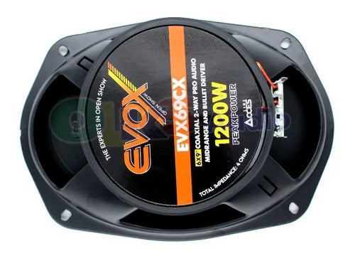 Medio Rango 6x9 300w Rms 8 Ohms Open Show Evox Acces Evx69cx