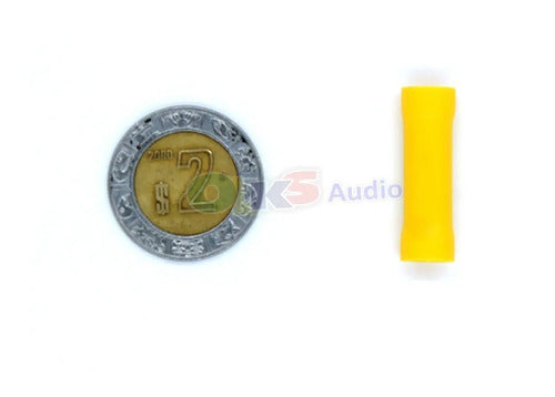 100 Conector Tubo Amarillo C.12-10 Audiolabs Adl-ttub-am1210