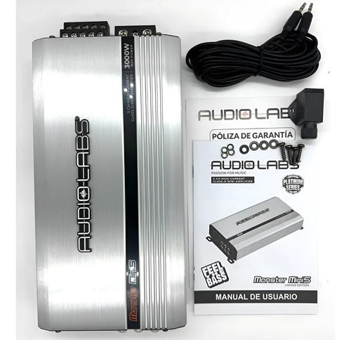 Amplificador Mini 5 Canales 1500 Rms Audiolabs Monster Mini5
