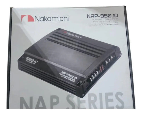 Amplificador 1 Ch Clase D 950w Rms 1ohm Nakamichi Nap-950.1d