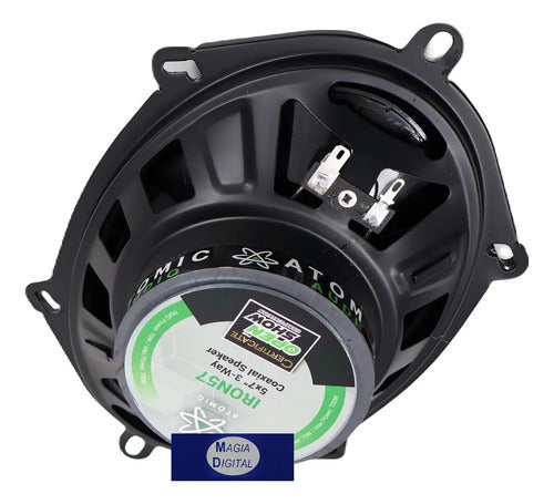 Par Bocinas 5x7 6x8 3 Vias 70 Watts Rms 4 Ohms Atomic Iron57