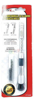 Taladro Manual  Alumino Con Juego D Brocas Easytool Et-talbr