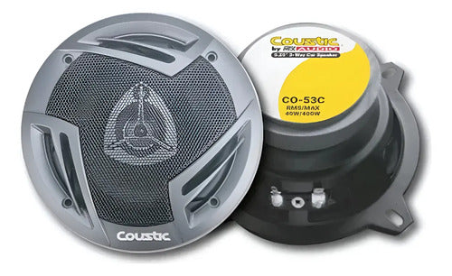 Par Bocinas De 3 Vias 5.25'' 40w Rms Coustic By Mtx Co-53c