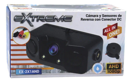 Cámara Reversa  Con 2 Sensores Reversa Led Extreme Ex-2x1and