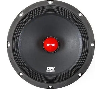 Medio Rango De 8'' 450w. 8 Ohm Spl Open Show Mtx Audio Rtx88 Color Negro Con Rojo