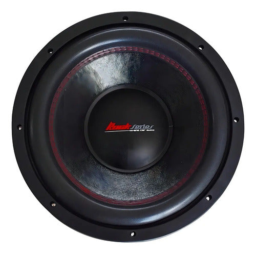 Subwoofer 12 Ultimate 4000 Watts 1 Ohm Rockseries Rks-12d1xs Color Negro