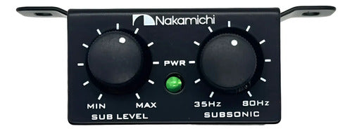 Epicentro Procesador Bajos Nakamichi Ne-epic22 Doble Perilla Color Negro