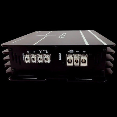 Amplificador 1 Canal Tezla Tz-1000.1d 1000w Rms Clase D Para Auto Negro