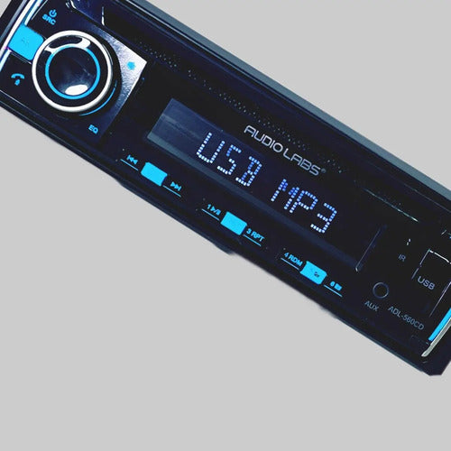 Autoestereo Cd Am Fm Bt Siri App 4rca 2v Audiolabs Adl-560cd