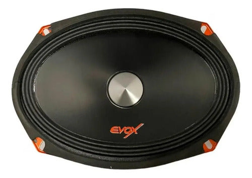 Medio Rango 6x9puLG Evox Evx69slim 800 Watts Linea Slim Color Negro