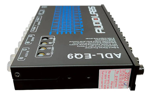 Ecualizador Parametrico De 9 Bandas 8v. Audiolabs Adl-eq9