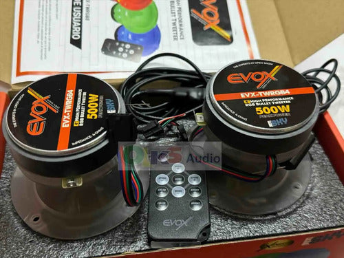 Par Tweeter Bala 4  Rgb Evox 250w Rms 4 Ohms Evx-twrgb4