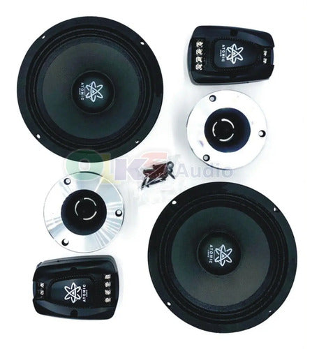Set De Medios 6.5 2 Vías 300w. Rms Spl Atomic Proton65pro