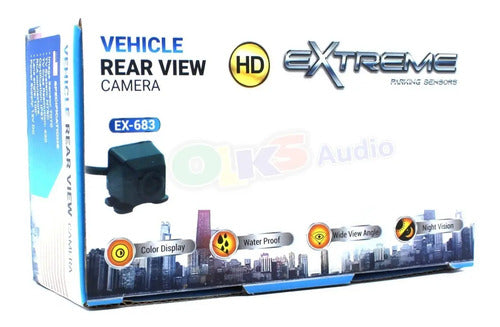 Cámara De Reversa Automóvil Visión Nocturna Extreme Ex-683
