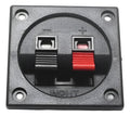 Terminal Cuadrado Push Olksaudio 57mm Para Bafle Conector Rca Negro