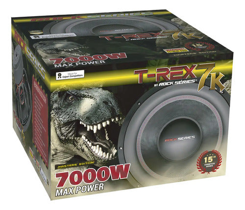 Subwoofer De 15 3500 Watts Rms 2+2 Ohms Rockseries T-rex7k