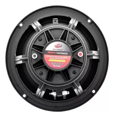 2 Medios Rango Con Driver De 8'' 1200w Rockseries Rks-r80ost