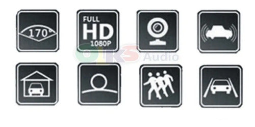 Retrovisor Extreme Ex-rt2dvr Cámara Doble Grabación Hd 140° Visión Nocturna