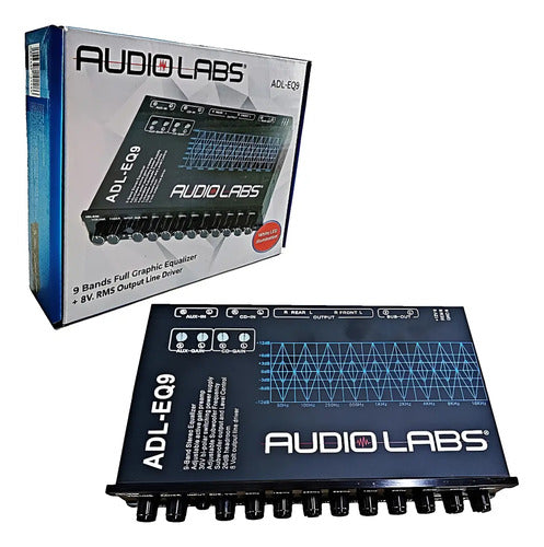 Ecualizador Parametrico De 9 Bandas 8v. Audiolabs Adl-eq9