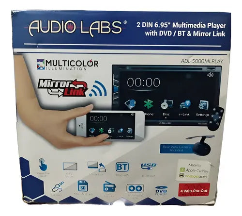 Autoestereo Pantalla De 7'' Carplay Audiolabs Adl-5000mlplay