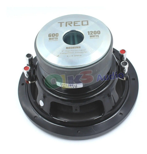 Subwoofer De 8 600w. Rms 4 Ohms Spl Open Show Treo Magnum8