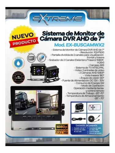 Cámara Para Vehículo Extreme Ex-buscamwx2 Para Carro/camioneta