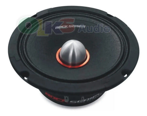 4 Medios Rangos De 8 350w Rms Open Show Rockseries Rks-r8pro