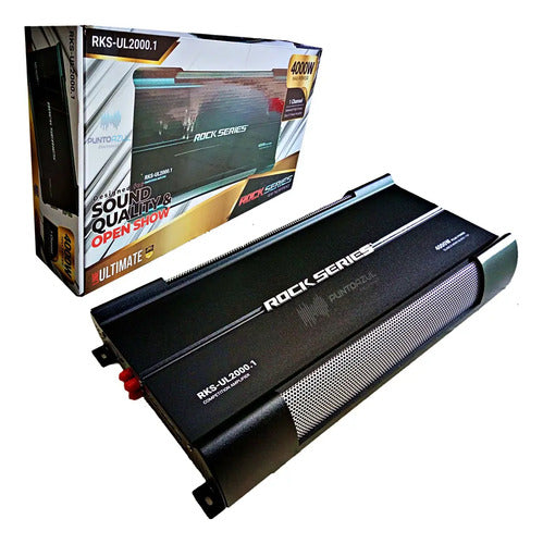 Amplificador Rock Series Rks-ul2000.1 4000w Max Clase D 1ch Negro