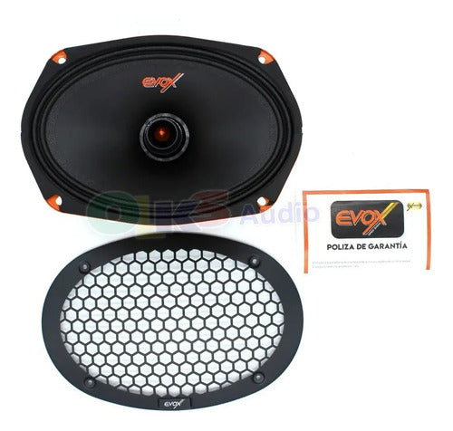 2 Medios Con Led 400w Rms 8 Ohm Open Show Evox Sky Evx69led