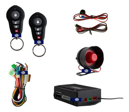 Alarma Automotriz Extreme Fire 2 Controles 17 Funciones