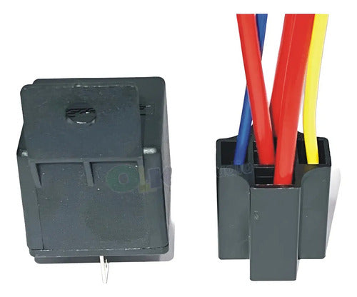 Relay Relevador Con Arnés 5 Patas 12v 30a Alrama Extreme