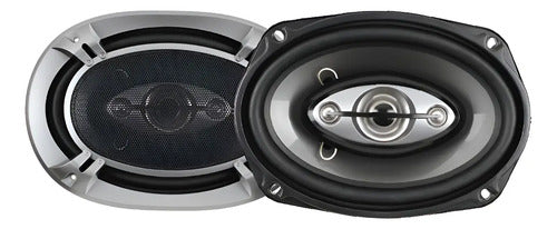 Par De Bocinas De 6×9 4 Vías 280 Watts Rockseries Rks-p694