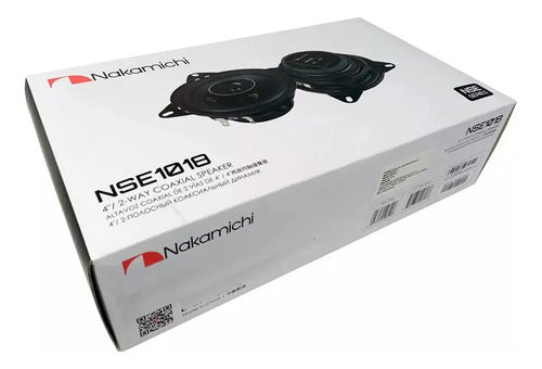 Parlantes Nakamichi Nse-1018 2 Vías 130w 4 Pulgadas Negro Para Autos