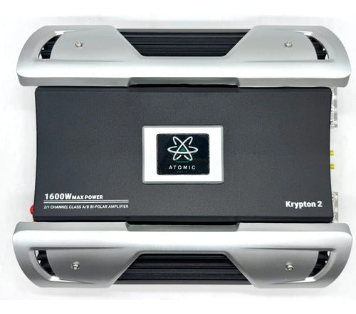 Amplificador 2 Canales Clase A/b 400w. Rms Atomic Krypton2