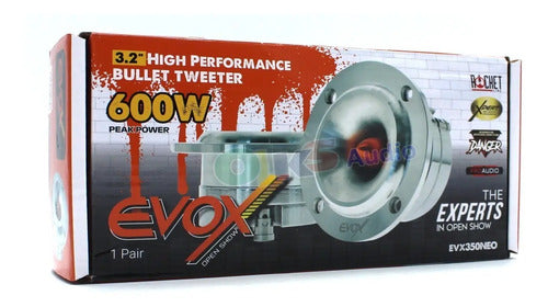 2 Tweeter Bala 3.2'' 8 Ohm 300w Rms Open Show Evox Evx350neo