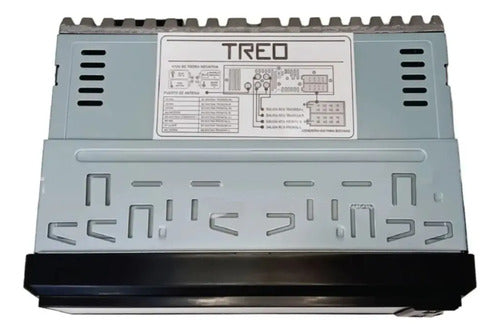 Estéreo 1 Din Pantalla Táctil Rgb Usb Bt Mp3 Treo Treof1ts