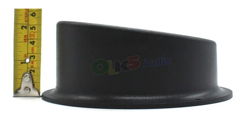 Par Aumento Alza Volcan Para Tweeter Bala De 3.5'', 4'' 200b Color Negro