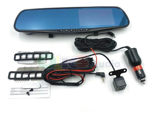 Retrovisor Extreme Ex-rt2dvr Cámara Doble Grabación Hd 140° Visión Nocturna