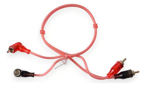 Cable Rca 45cm Mts Para Audio Libre De Oxigeno Krack Audio