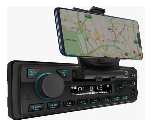 Estéreo Con Soporte Universal Par Celular Bt Atomic Lunarsh7