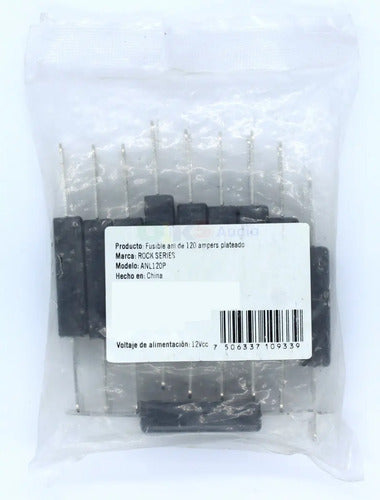 Paquete Con 10 Fusibles Anl De 120 Amper Rockseries Anl120p