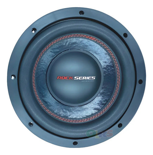 2 Subwoofers De 10'' 650w. Rms 4+4 Ohm Rockseries Rks-el1024 Color Negro