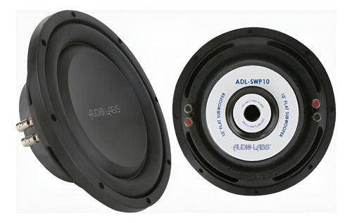 2 Subwoofer Planos 10'' 250w. Rms 4 Ohms Audiolabs Adl-swp10