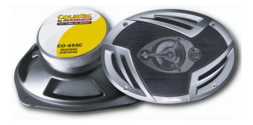 Bocinas Coaxiales De 3 Vías De 6x9 Co-693c Coustic Mtx Color Plateado