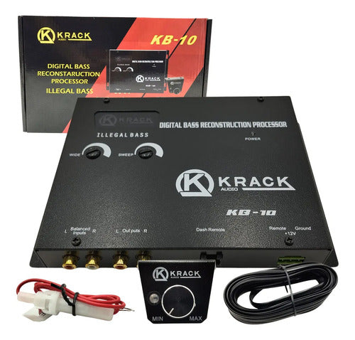 Epicentro Restaurador De Bajos C/ Control Remoto Krack Kb-10