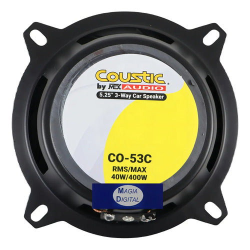 Par Bocinas De 3 Vias 5.25'' 40w Rms Coustic By Mtx Co-53c